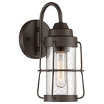 Designers Fountain - Designers Fountain D219M-6OW-RT Marin - 6 Inch 1 Light Outdoor Wall Lantern - Shade Included: Yes  Dimable: YMarin 6 Inch 1 Light Rustique Clear Seedy *UL: Suitable for wet locations Energy Star Qualified: n/a ADA Certified: n/a  *Number of Lights: Lamp: 1-*Wattage:60w Medium Base bulb(s) *Bulb Included:No *Bulb Type:Medium Base *Finish Type:Rustique