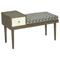 Midcentury Accent And Storage Benches by HedgeApple