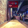 Classic Coin-Op Shuffleboard Table by Venture Games, Chestnut, 20'