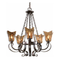 Uttermost - Vetraio 5-Light Chandelier by Uttermost with Oil Rubbed Bronze Finish - 21007 - Chandeliers