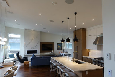 This is an example of a modern home design in Vancouver.