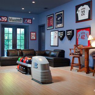 Modern home cinema in Jacksonville.