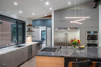 Inspiration for a modern kitchen remodel in San Francisco
