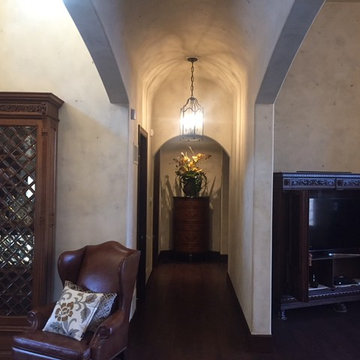 Old, worn plaster finish