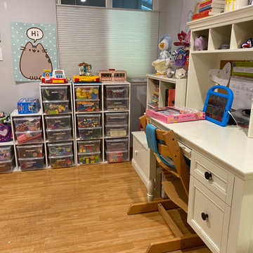 Organizing a Kids study space or home office