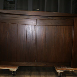relooking buffet bas et table en ch&ecirc;ne-avant - Buffets And Sideboards