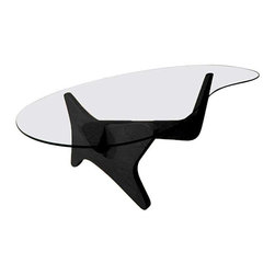 Midcentury Noguchi Style Biomorphic "Airplane" Coffee Table - Coffee Tables