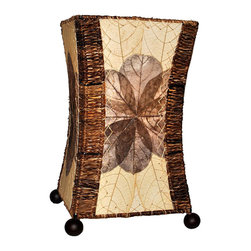 Eangee Home Designs Hour Glass Table Lamp | Natural - Table Lamps