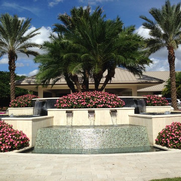 New Fountain for St. Andrews Clubhouse in Boca Raton, Florida