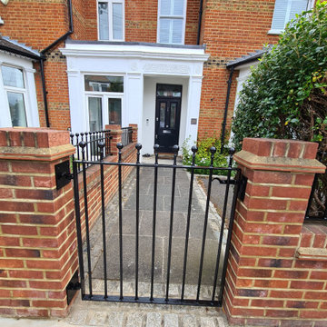 Metal railing restoration in Wimbledon SW20