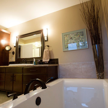 Conestoga Bathroom and entry door