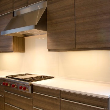 Modern kitchen and bar for new home in Memorial