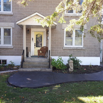 Stamped Concrete walkway