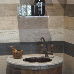 Barrel Vanity & Sink - Home Improvement