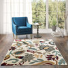 Aubrey Floral Ivory and Multi Rug, 7'10"x10'
