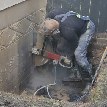 Basement window installation