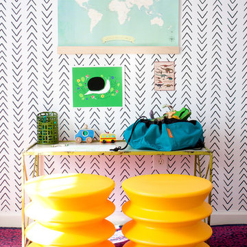 Bold Kids Room Interior