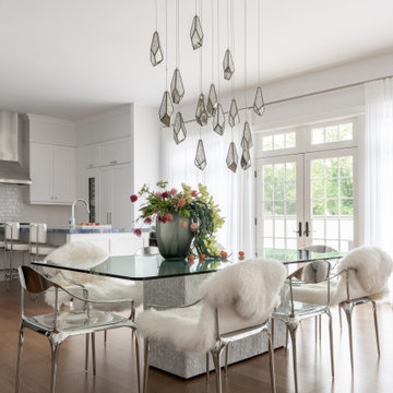 Airy & Eclectic Penthouse Great Room, Scarsdale, NY
