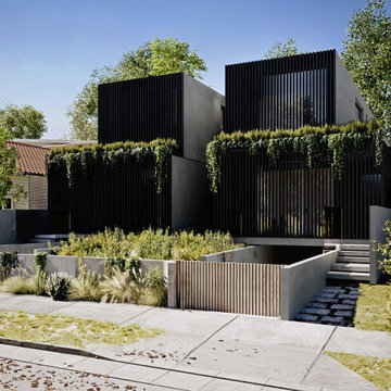 Twin homes in Northcote, VIC