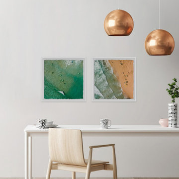 Waves III Diptych