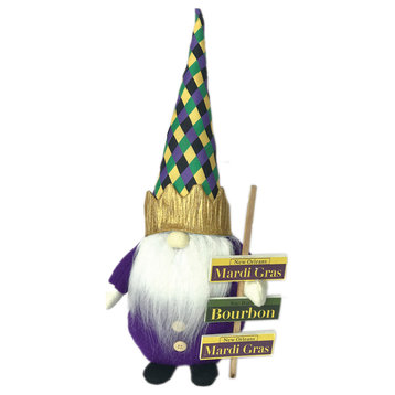 15" Mardi Gras Gnome