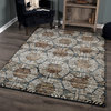 Palmetto Living Textured Penny Blue 5'1"x7'6"