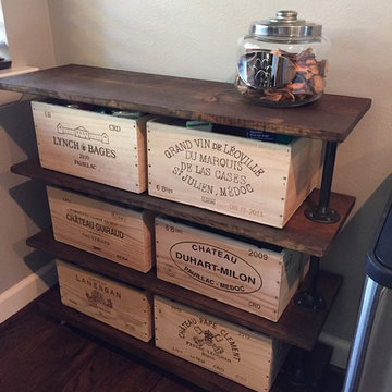 Wine Crate Industrial Style Table