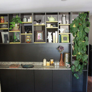 Custom divider wall/server bar