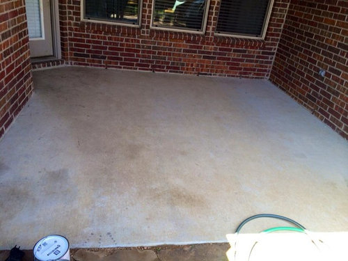 Stained Concrete Patio What Should My, Can I Change The Color Of My Concrete Patio Door