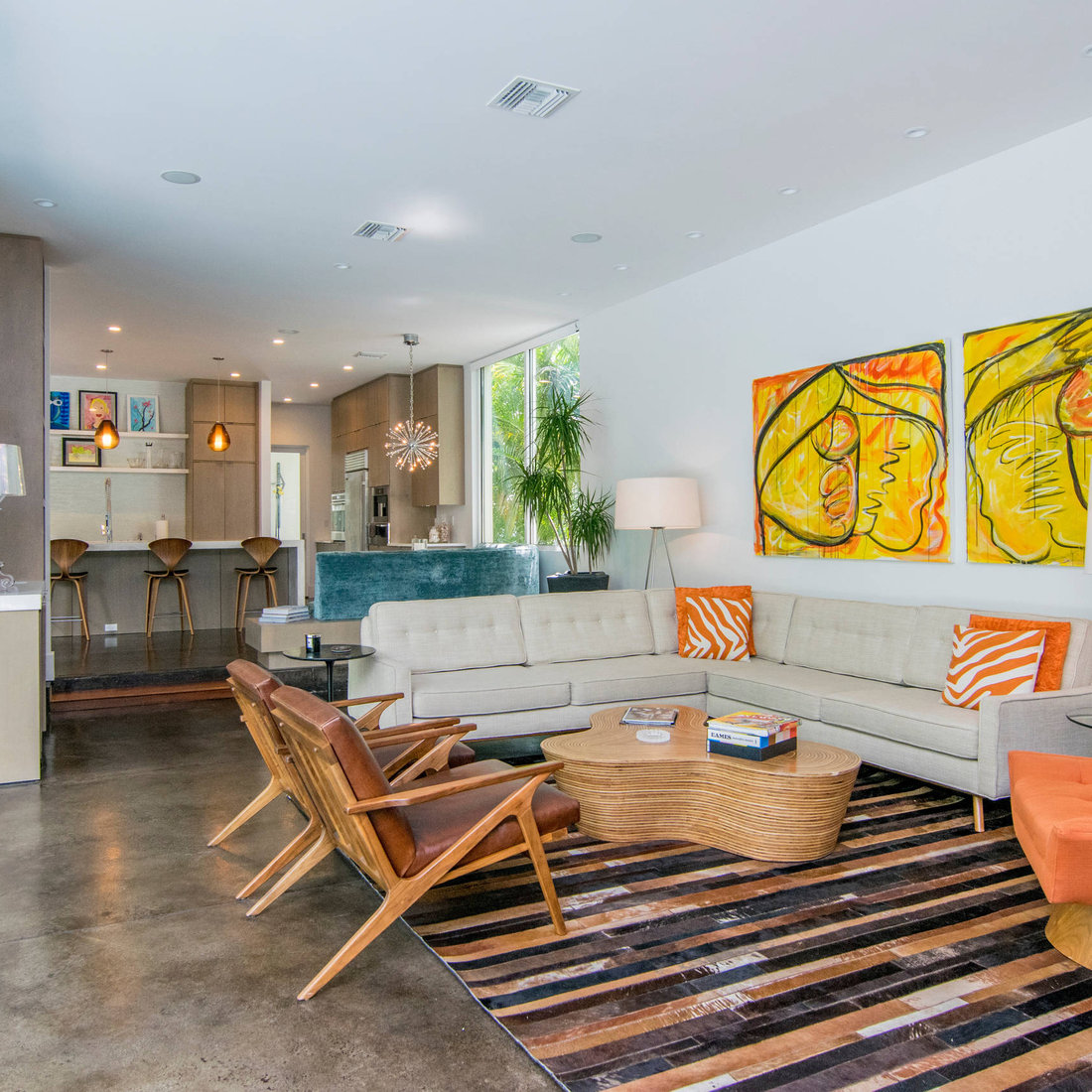 Modern White Home