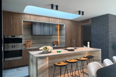 Design ideas for a modern kitchen in Sydney.