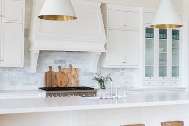 Example of a transitional kitchen design in Salt Lake City