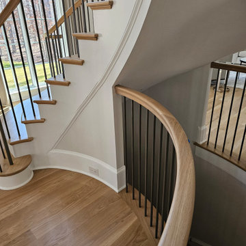Project #116 | Elegant Curved Staircase