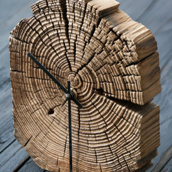 Reclaimed wood clocks - Desk And Mantel Clocks