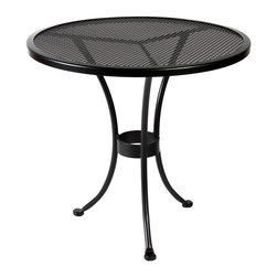 Standard Mesh 30" Round Dining Table - Outdoor Dining Tables