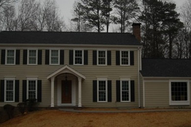 Inspiration for a large timeless exterior home remodel in Atlanta
