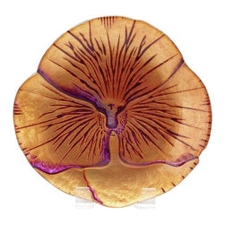 belle & June - Pansy Side Plate - Set of 4 - Dinnerware