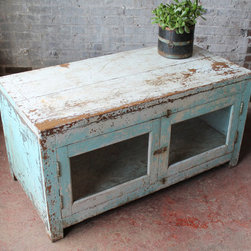 Acid Washed Media Console - Media Cabinets