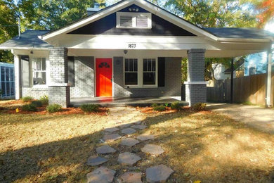 Example of a classic exterior home design in Atlanta