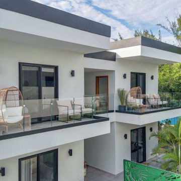 Belize Hurricane-Resistant Frameless Glass Railing