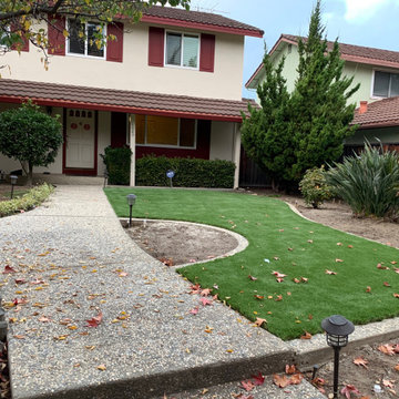 Synthetic Grass Front Yard
