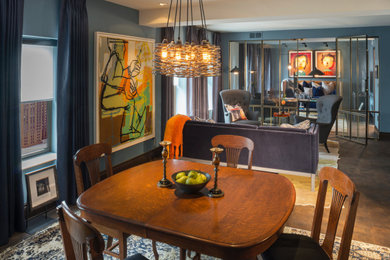 Dining room - traditional dining room idea in Detroit