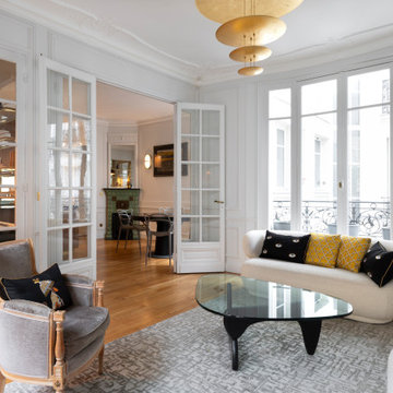 Porte Dauphine, réaménagement et décoration d'un appartement , Paris XVIe