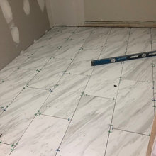 Tile work finish!!