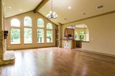 Inspiration for a mediterranean living room remodel in Austin