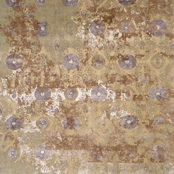 Hand Knotted 100 Knots Bamboo Silk - Area Rugs