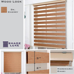 WoodLook Dual Shades - Roller Shades