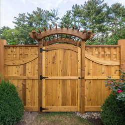 Wood Arbor & Fence - Pergolas