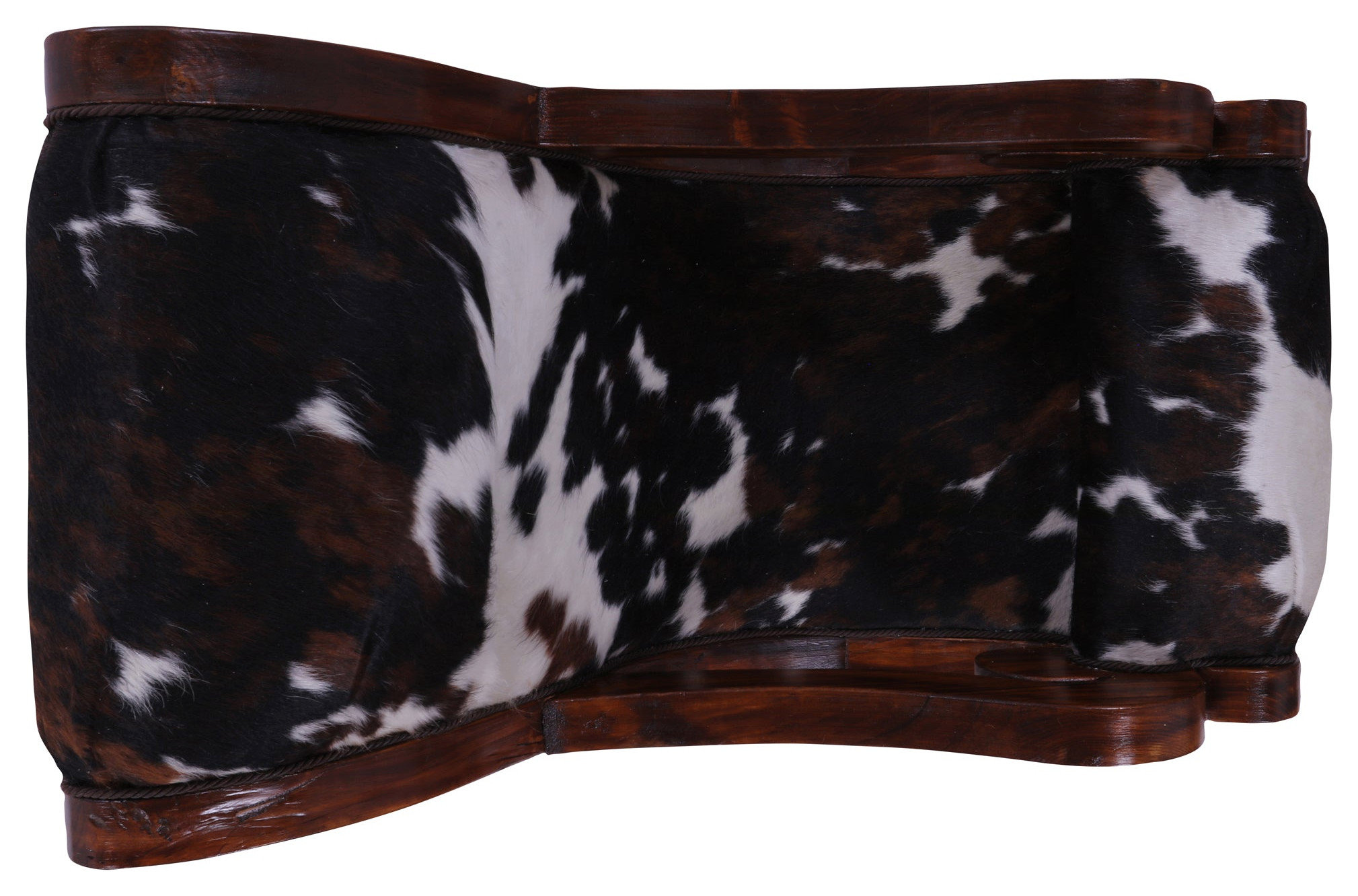 Hair-On Cowhide Wooden Handcrafted Rocking Chair RC122-FC, 24