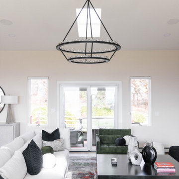After Remodel - Great Room - Modern Luxury with Color